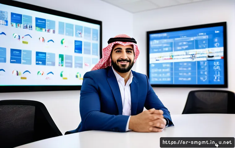 스포츠경영관리사 자격증의 장점과 단점 - A professional Arab male sports manager in his early 30s wearing business casual attire and a tradit...