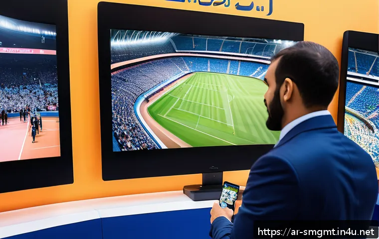 스포츠경영관리사와 국제스포츠기구 취업 - A dynamic sports management conference scene set in a modern Middle Eastern city, showcasing diverse...